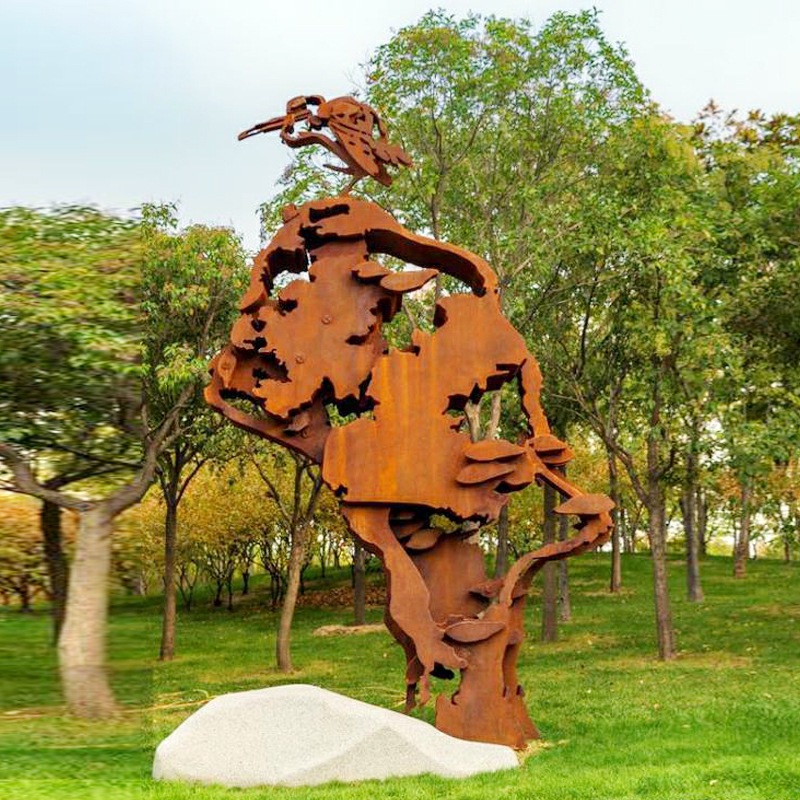 凌云耐候钢雕塑