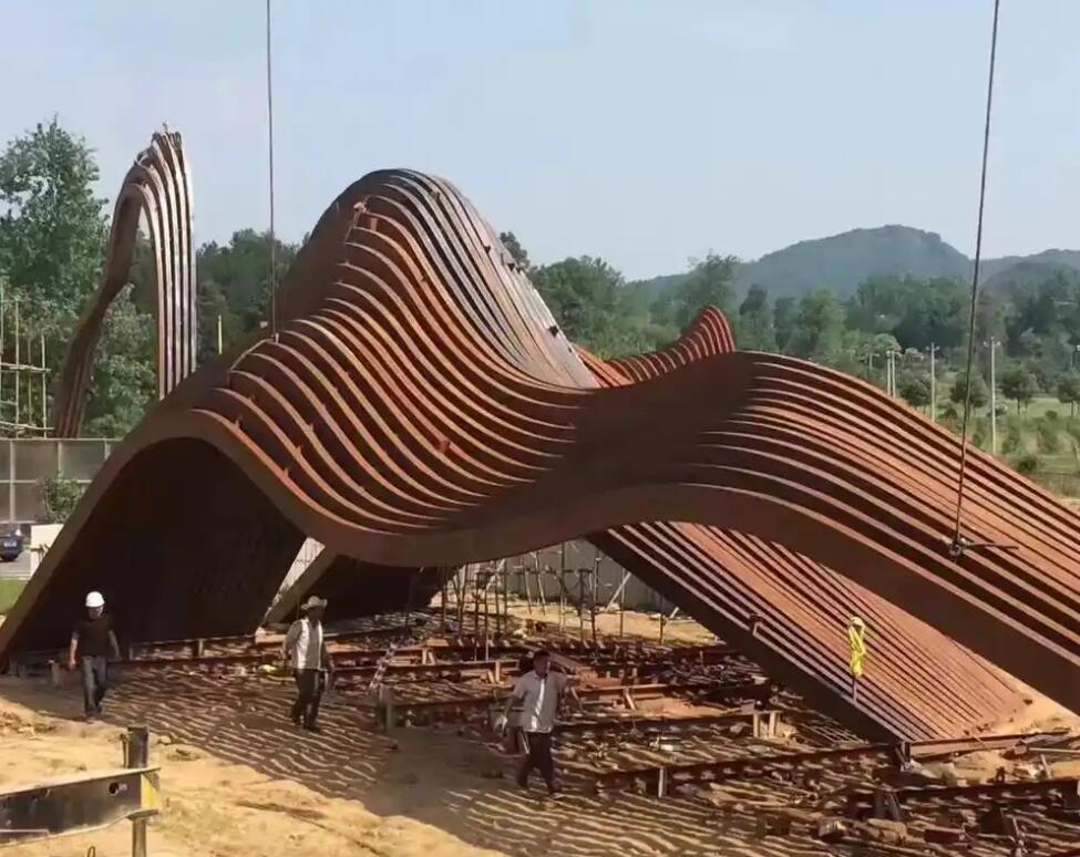 凌云耐候钢板雕塑